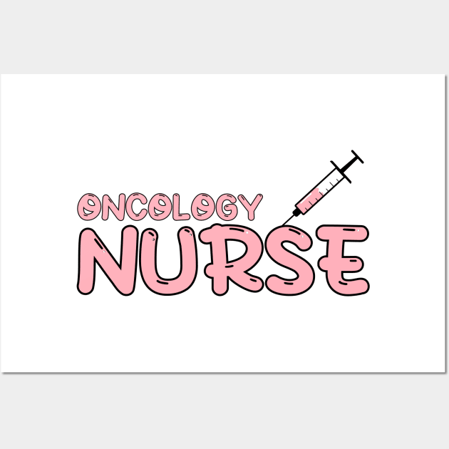 Oncology Nurse Red Wall Art by MedicineIsHard
